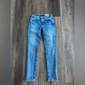 Adriano Goldschmied Jeans. AG-ED Denim.  Women’s size 24. Prima Ankle Cigarette.